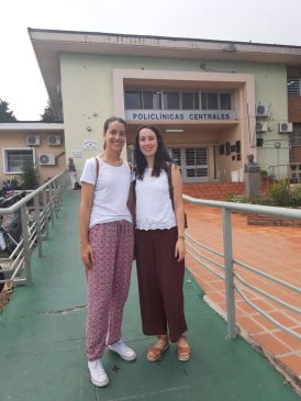 Laura Sanz, enfermera turolense, ha completado su formación en Uruguay: “Me llevo la visión familiar que aportan a los procesos de Enfermería”