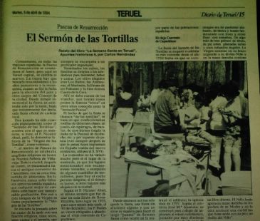 Sermón de las Tortillas de Teruel: Un origen entre lo religioso y lo civil, con raíces en el mundo medieval