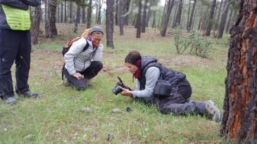 Una docena de personas participan en la jornada sobre orquídeas en Terriente