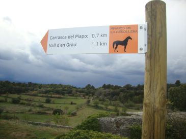 La Cerollera estrena la primera ruta ecuestre de la Comarca del Bajo Aragón