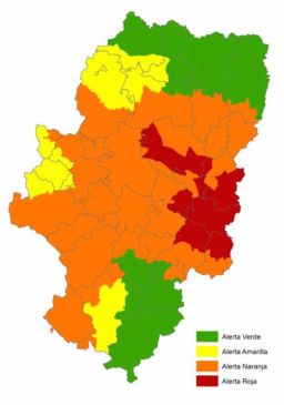 La Aemet anuncia un lunes con temperaturas elevadas en el Bajo Aragón