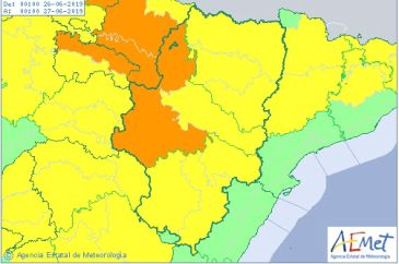 Teruel se prepara para recibir este miércoles temperaturas que pueden rozar los 40 grados