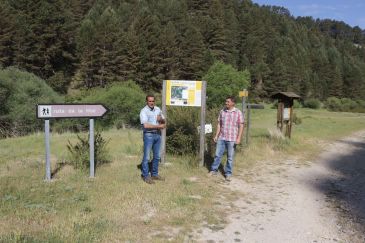 Frías y Calomarde ultiman el recorrido circular alternativo del cañón del río Blanco