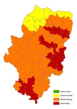 Alerta roja por peligro de incendios en Javalambre, Rodeno y Turia