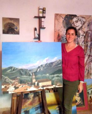 Cristina Navarro, pintora: “En mis cuadros siempre trato de mostrar lo que tengo a mi alrededor sin pretensiones”