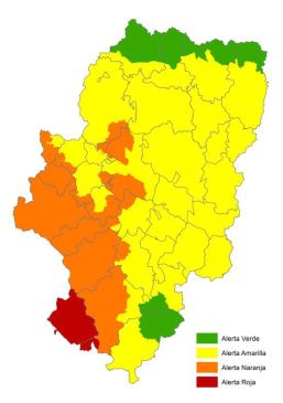 Alerta roja por peligro de incendios forestales en los Montes Universales y Rodeno