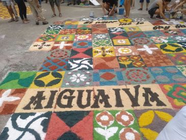 Las alfombras de Aguaviva se dedicarán este año a la España Vaciada