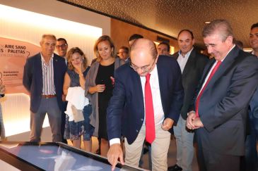 El presidente de Aragón inaugura Aire Sano Experience, ejemplo de 