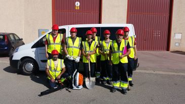 La Brigada del Bajo Aragón emplea a ocho parados de larga duración