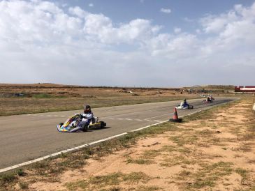 Pérez-Santander, el mejor en la Copa de Aragón de Karting en Samper de Calanda