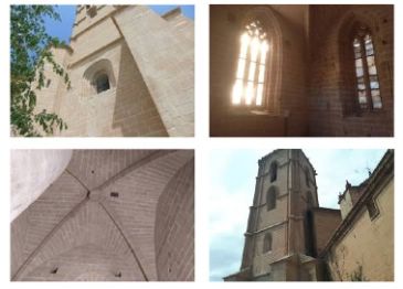 Termina la restauración de la torre gótica de Santa María la Mayor en Alcañiz