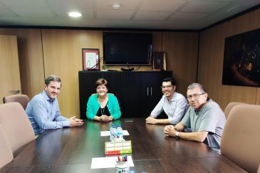 Reunión entre la alcaldesa de Caspe y el alcalde de Alcañiz para coordinar conmemoraciones históricas en torno al Compromiso