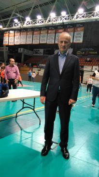 Agustín Martín, presidente de la Federación Española de Voleibol: 