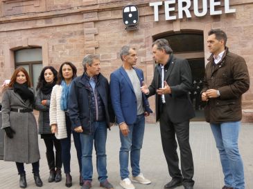 Toni Cantó dice en Teruel que Cs garantizará que se hagan las infraestructuras con sentido de Estado