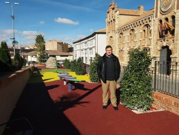 El Ayuntamiento de Teruel habilita un nuevo parque infantil frente al Archivo Provincial