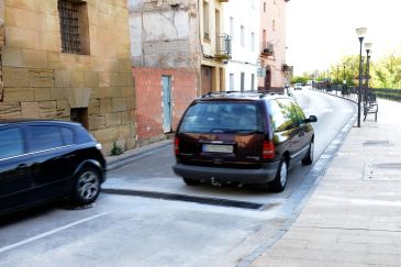 Reabren al tráfico la ronda de Belchite de Alcañiz tras la mejora en la recogida de pluviales