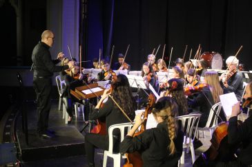 El Conservatorio de Teruel llena el Teatro Marín durante el concierto de Santa Cecilia