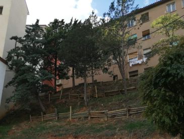 Arreglos en las laderas entre la calle Cuesta de la Enriqueta y bajo la Plaza de Toros de Teruel