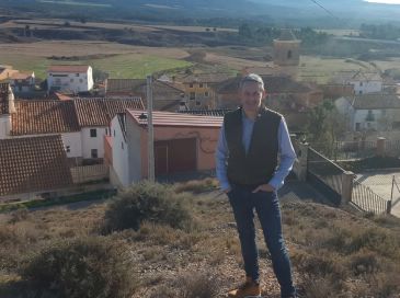 David Hernández, alcalde pedáneo de Valdecebro: “La vía verde atrae a mucha gente porque está a escasos metros del pueblo”