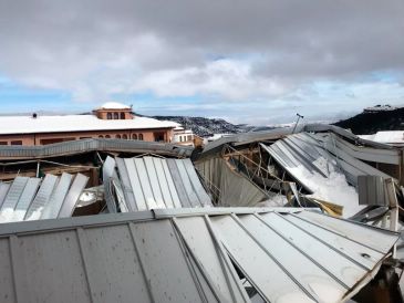 Los ayuntamientos empiezan a notificar a la DGA los destrozos sufridos por las nevadas