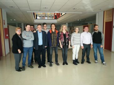 Ana Elduque, futura candidata a rectora de la Universidad, visita el Campus de Teruel para conocer su labor y sus demandas