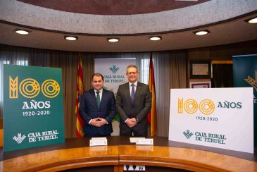 Caja Rural de Teruel cumple hoy 100 años y arranca las celebraciones con la presentación del logotipo