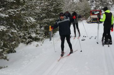 Las pistas de esquí de fondo de Griegos cierran por falta de nieve