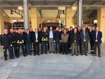 Manuel Rando, presidente de la Diputación: “Los bomberos han dado muestra de un compromiso absoluto”