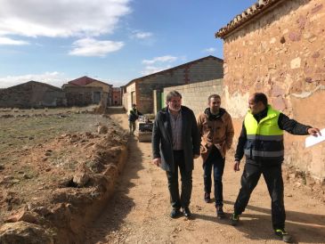 El Ayuntamiento de Teruel realiza mejoras en vías urbanas de La Guea y Caudé