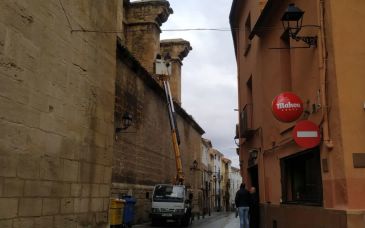 La iglesia de Andorra permanece cerrada al culto por caída de cascotes