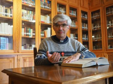 Fernando Ruiz, padre superior del Monasterio del Olivar: “Somos expertos confinados y privilegiados, porque tenemos el huerto en casa”