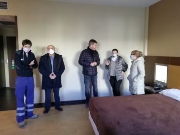 El Ciudad de Alcañiz, primer hotel de Aragón conveniado con el Salud, comienza a acoger a pacientes