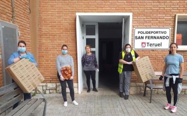 El Ayuntamiento de Teruel organiza una entrega de alimentos a 48 familias vulnerables