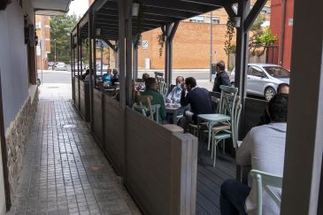 El espacio de las terrazas en Teruel no se ampliará durante la fase 1 del desconfinamiento