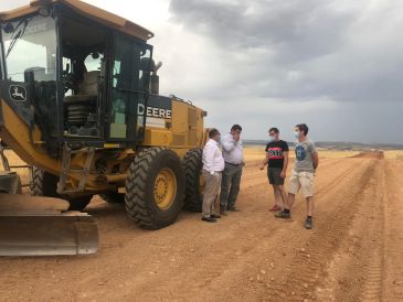 La Diputación de Teruel actúa en 60 kilómetros de caminos rurales en Argente