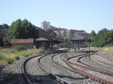 La Plataforma del ferrocarril pide un bypass que desvíe los mercancías fuera del casco urbano de la capital