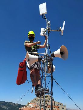 Gúdar instala wifi gratis en el 30% del casco y lo ampliará al 100% en 2021