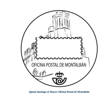 Correos dedica un matasellos turístico a la localidad de Montalbán