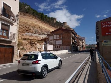 Reabren al tráfico la travesía de la N-232 por la Subida al Corcho