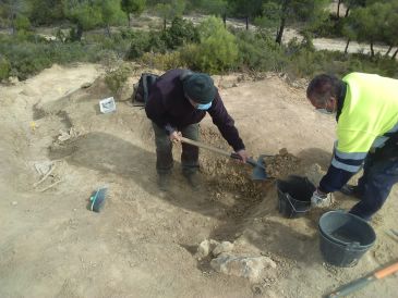 Encuentran restos de un soldado en una trinchera de la guerra en Valdealgorfa