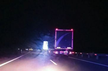 La Guardia Civil intercepta a un camionero por circular drogado por la A23 y no atender las órdenes de parar