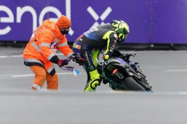 Rossi da positivo por Covid-19 y se pierde el GP de Aragón de Motorland