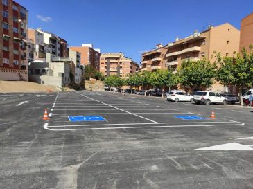 Entra en servicio en Alcañiz el parquin de la calle Andrés Vives