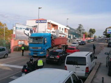 Controles en los puntos estratégicos de Teruel en las primeras horas de confinamiento perimetral