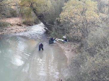 El río Guadalope recupera su estado ecológico dos años después del vaciado de Santolea