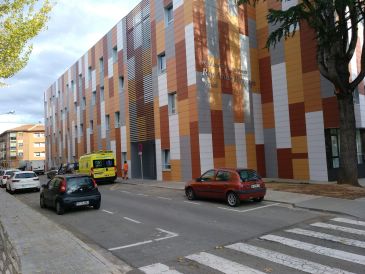 El brote de Covid en la residencia Rey Ardid de la capital suma ya 28 positivos, doce hospitalizados