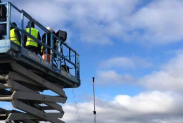 El Aeropuerto de Teruel, de nuevo escenario para un rodaje audiovisual con 60 personas y 20 vehículos