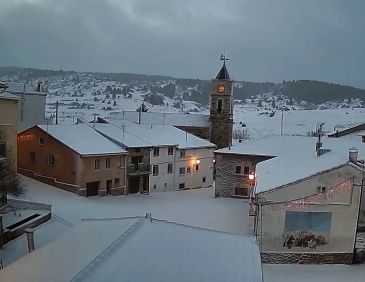 Las rachas de viento superan los 100 km/h en algunos puntos de Teruel por la borrasca Bella