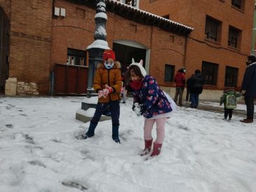 Un total de 13 centros de la provincia de Teruel han tenido que suspender hoy las clases por los efectos del temporal Filomena