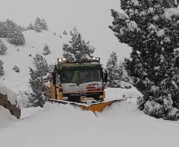 Transitables todas las vías de cuya limpieza se ocupa la Diputación de Teruel